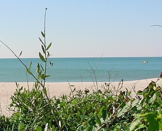 Atlantic Ocean Beach at Caswell Beach and Oak Island NC